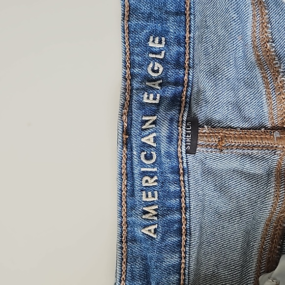 American Eagle High Rise Stretch Jean Shorts - Picture 3 of 5